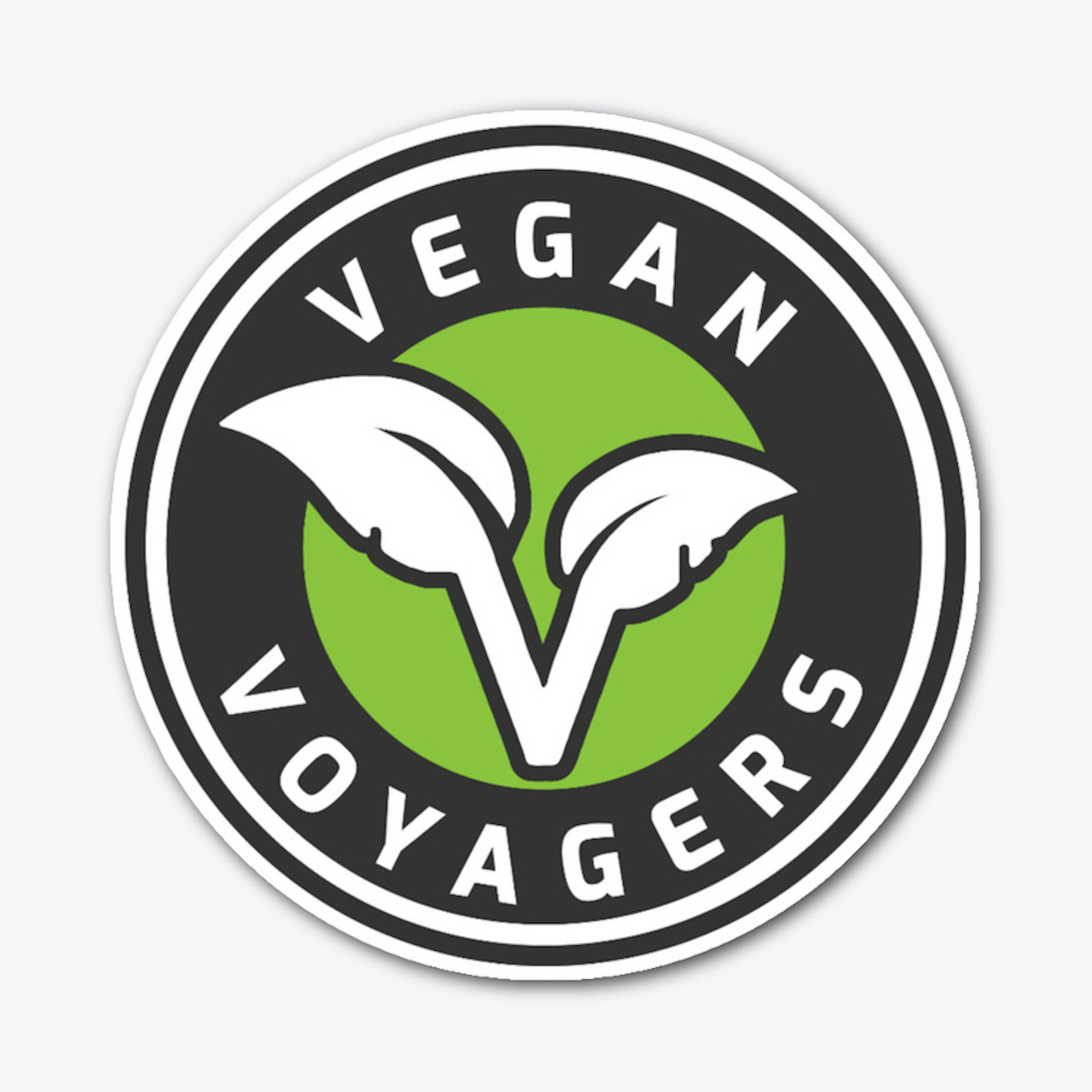 Vegan Voyagers Logo Sticker