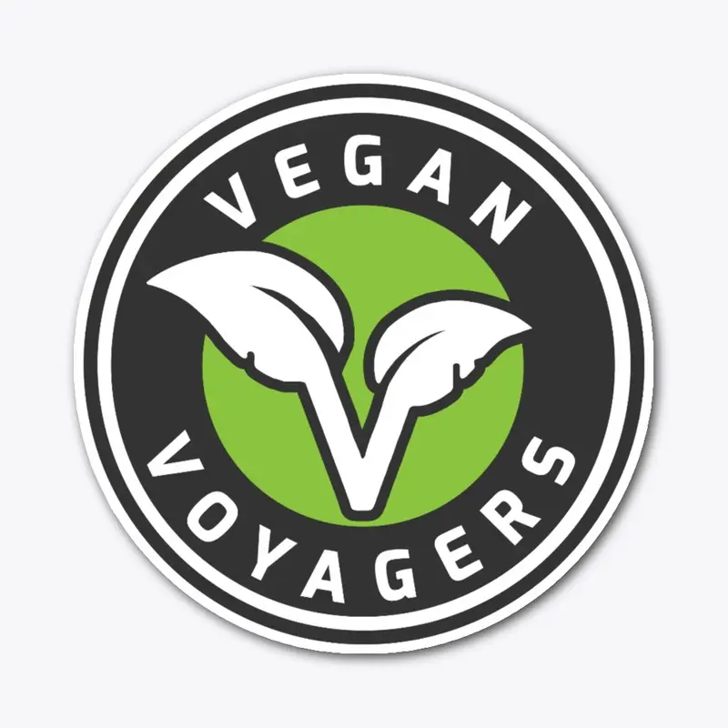 Vegan Voyagers Logo Sticker